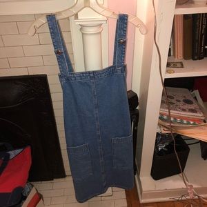 ASOS Denim overall dress